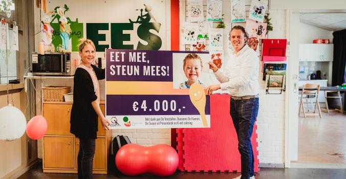 Restaurants halen geld op voor inclusieve speeltuin voor Stichting Mees 