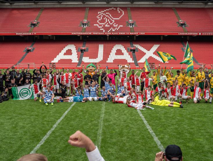 G-voetballers Bijzondere Eredivisie in de Johan Cruijff ArenA 