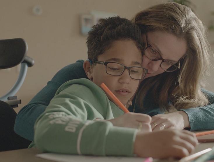 Jayden en zijn moeder Samantha